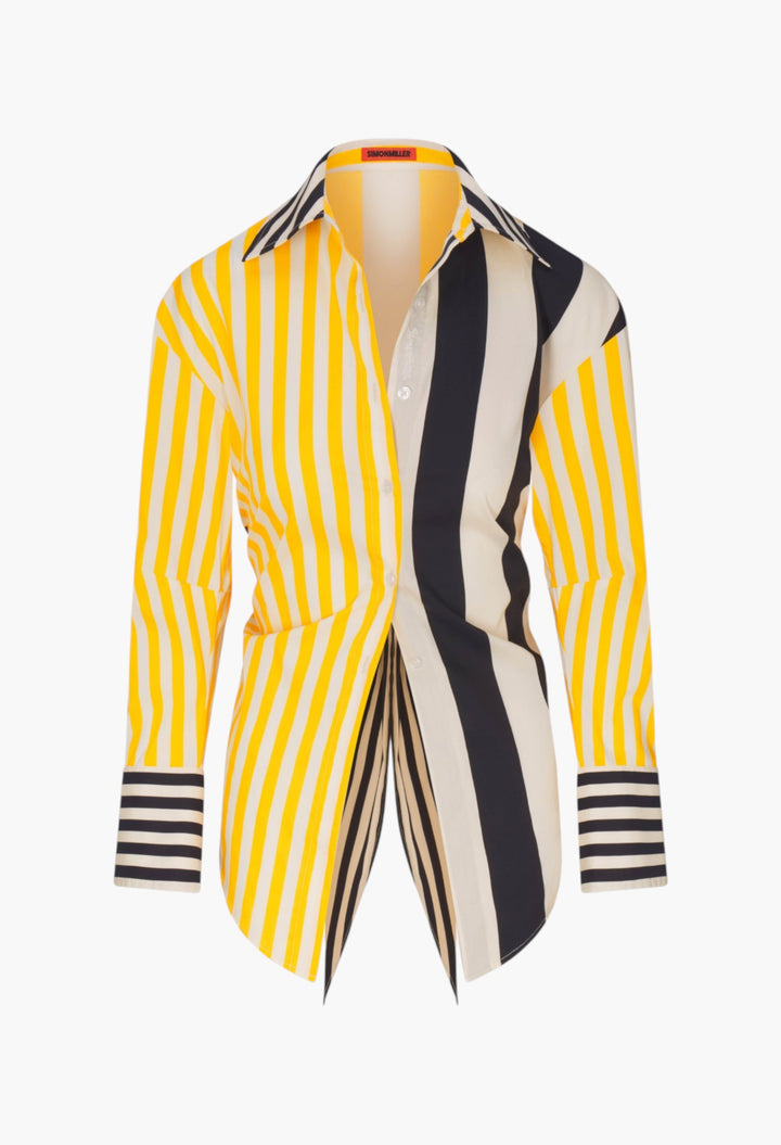 Loch Poplin Button Up - GLAM MODA