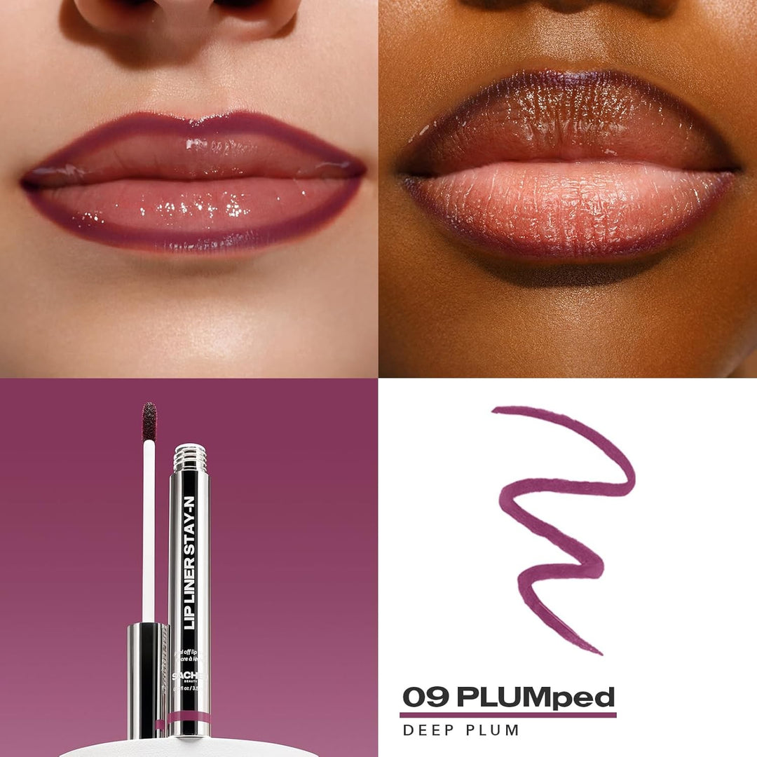 Sacheu Lip Liner Stay-N Peel Off Lip Stain - GLAM MODA