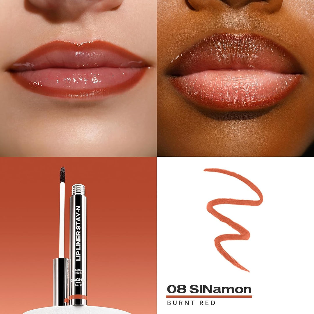 Sacheu Lip Liner Stay-N Peel Off Lip Stain - GLAM MODA