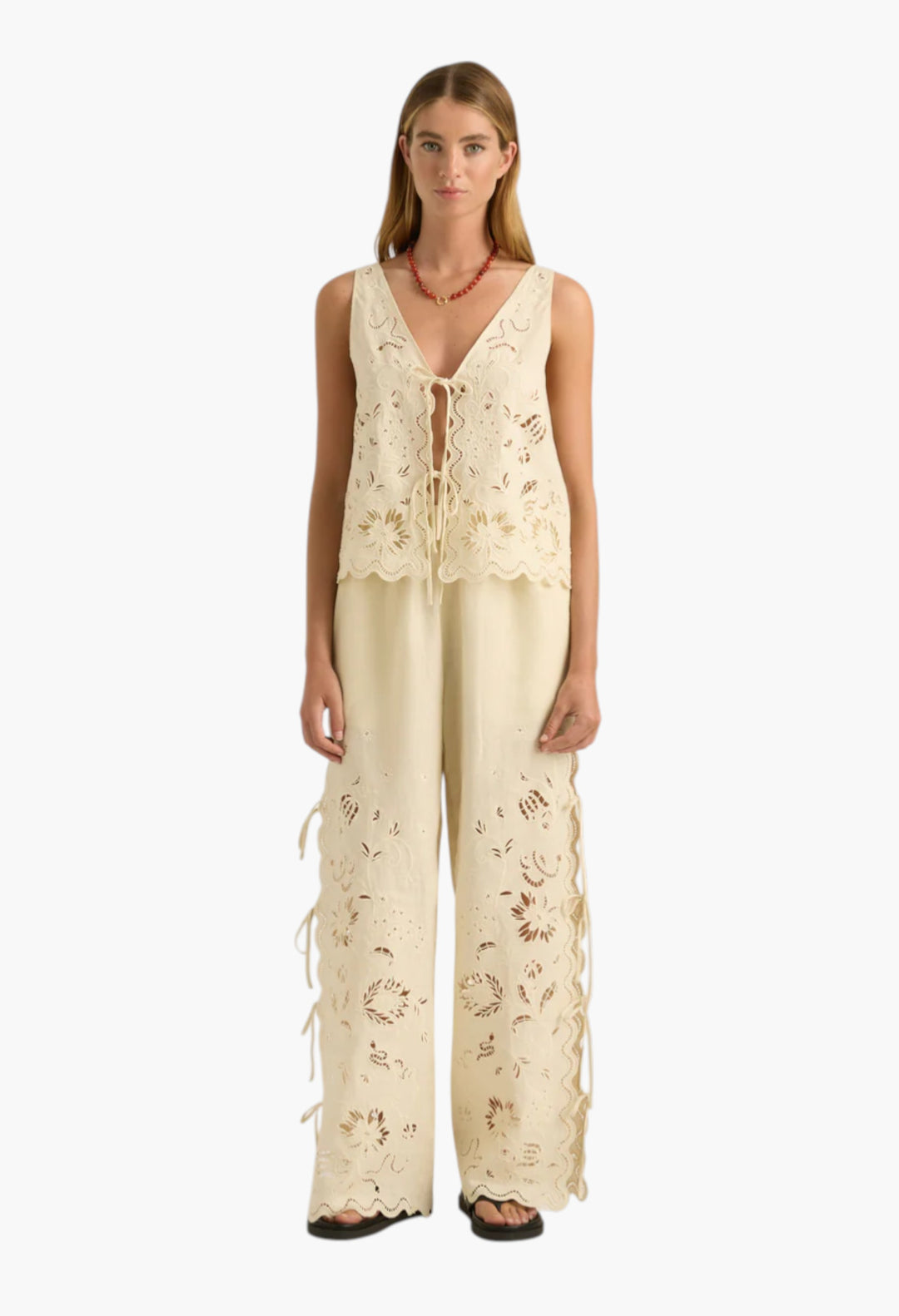 Sadie Pants | Serpentine Broderie - GLAM MODA