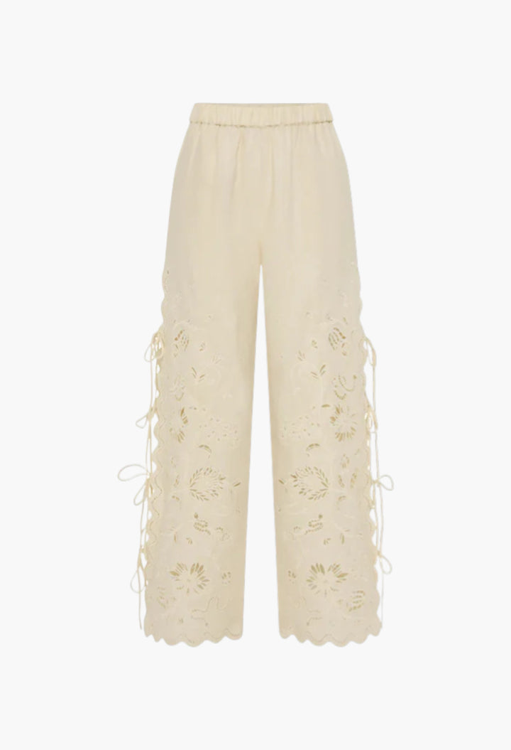 Sadie Pants | Serpentine Broderie - GLAM MODA