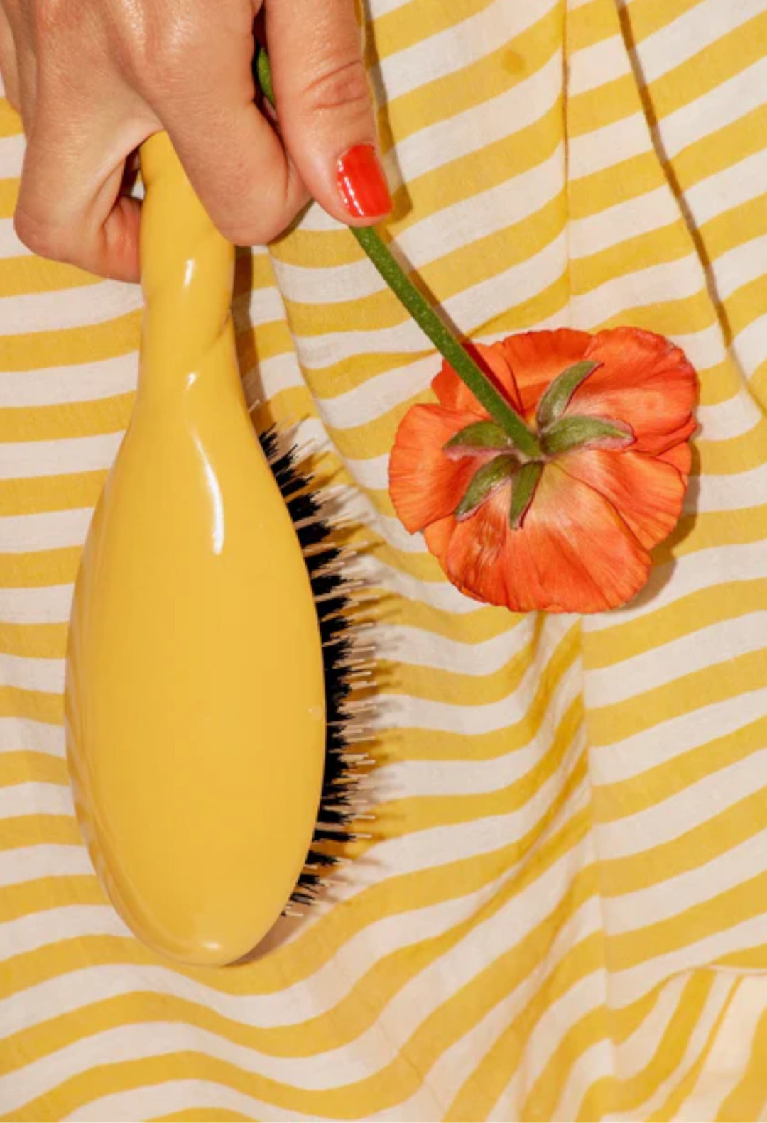 Saffron Yellow - The Essential Detangling & Care Brush - GLAM MODA