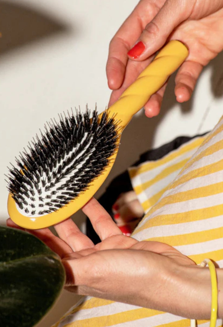 Saffron Yellow - The Essential Detangling & Care Brush - GLAM MODA