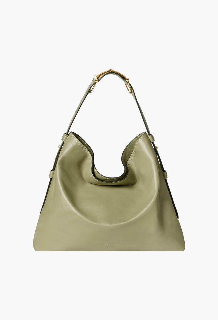 Sage Green Leather - Gucci Beatrix Large Tote Bag - GLAM MODA