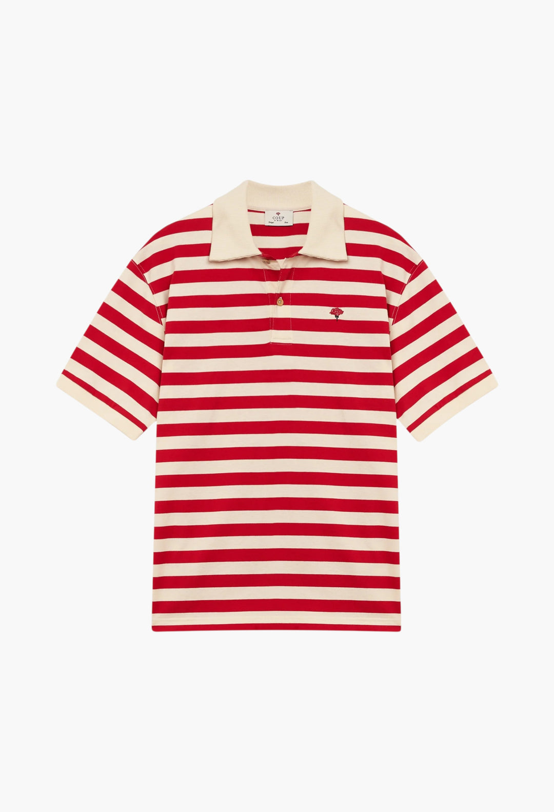 Sailor Polo - Red/Off-White - GLAM MODA