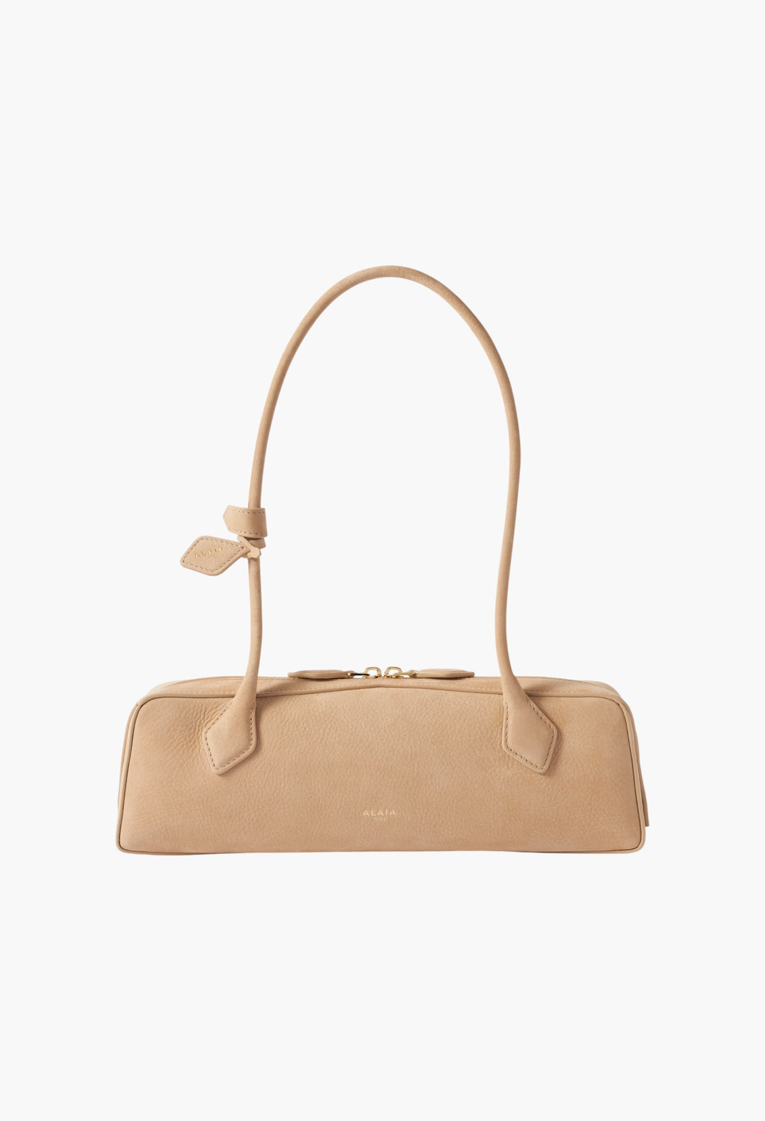 Le Teckel Medium Nubuck Shoulder Bag - GLAM MODA