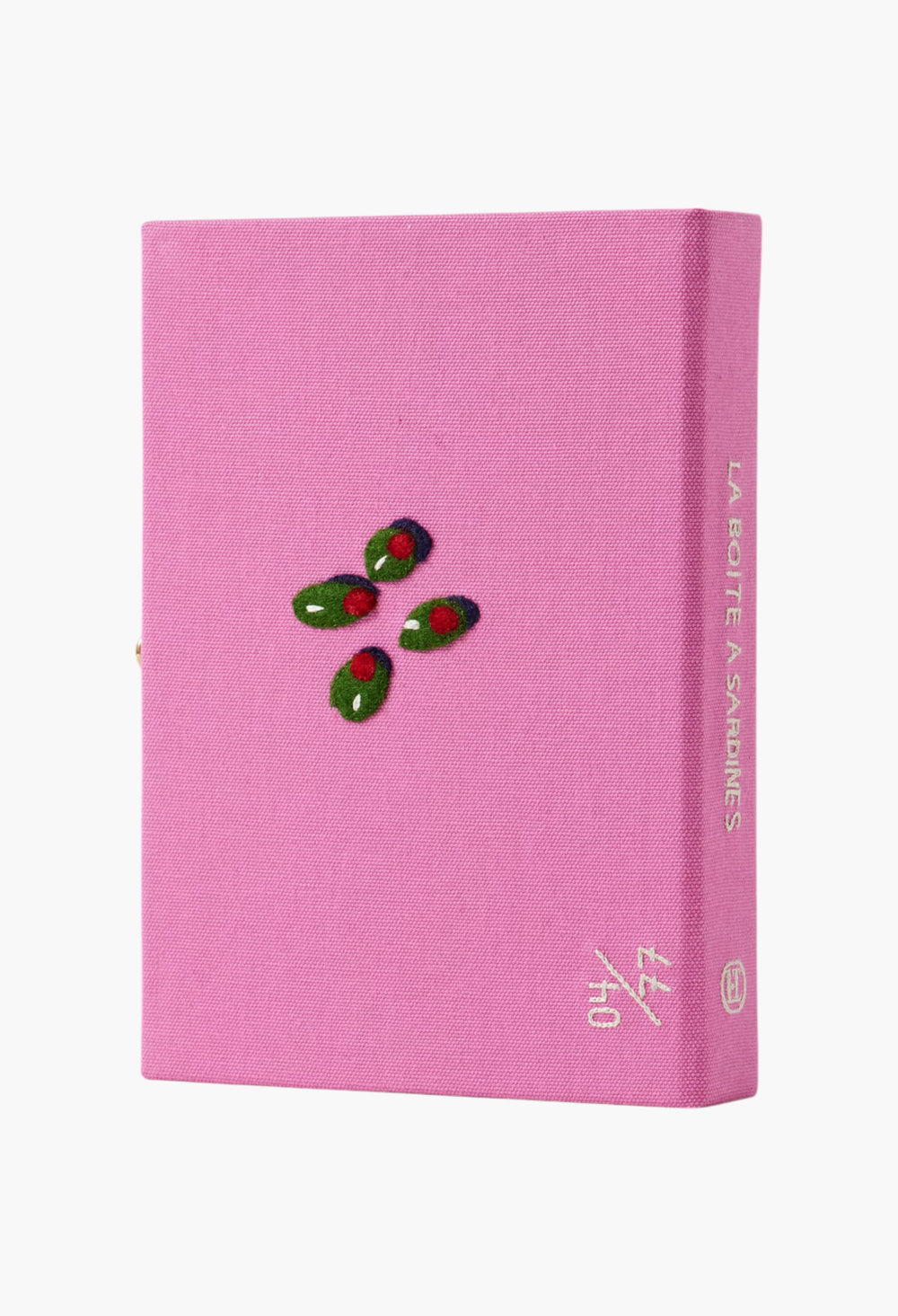 Sardines Embroidered Appliquéd Canvas Clutch - GLAM MODA