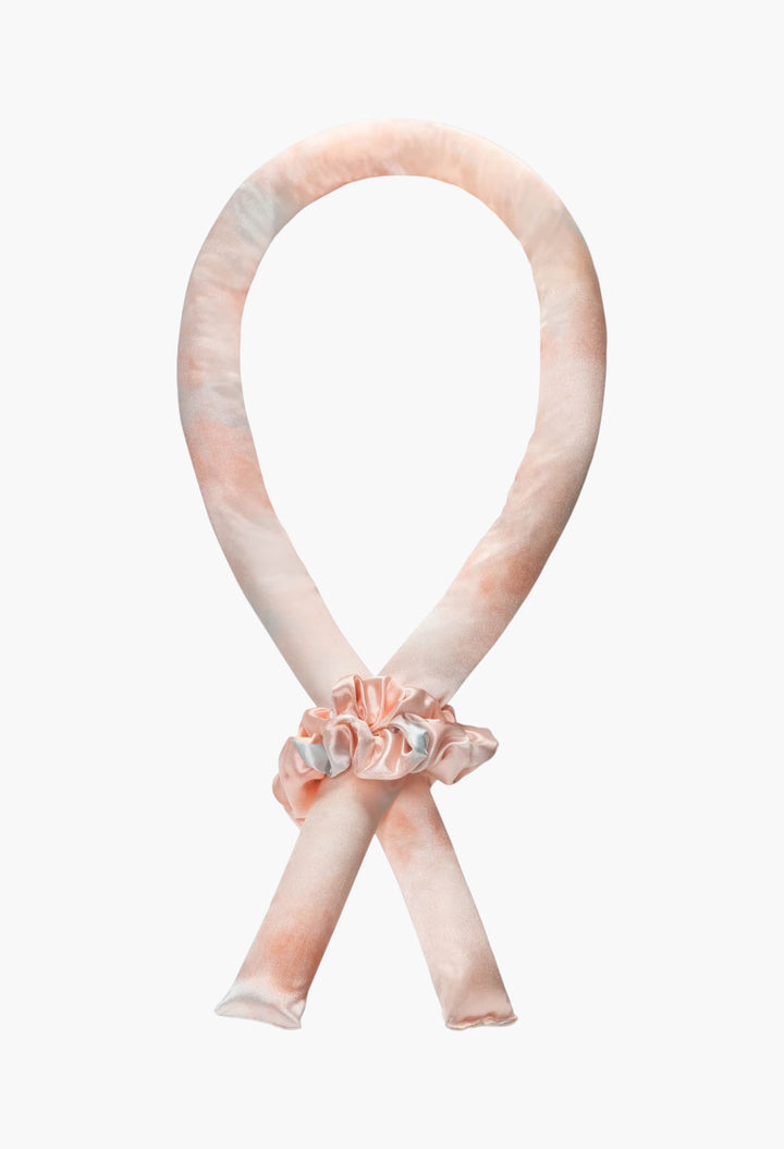 Satin Heatless Curling Set - Sunset Tie Dye - GLAM MODA