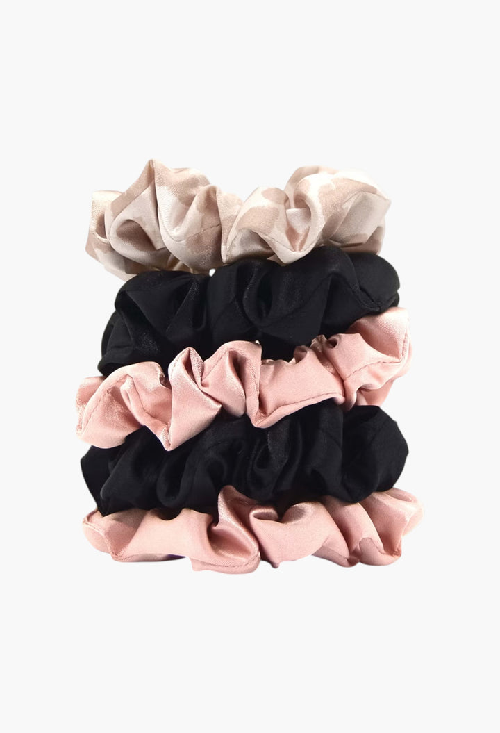 Satin Sleep Scrunchies - Assorted - GLAM MODA
