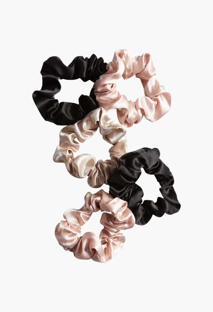 Satin Sleep Scrunchies - Assorted - GLAM MODA