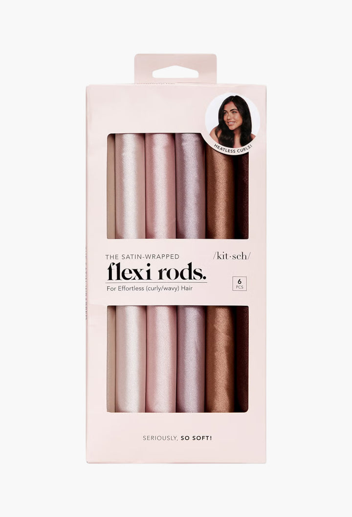 Satin Wrapped Flexi Rods - Rosewood - GLAM MODA