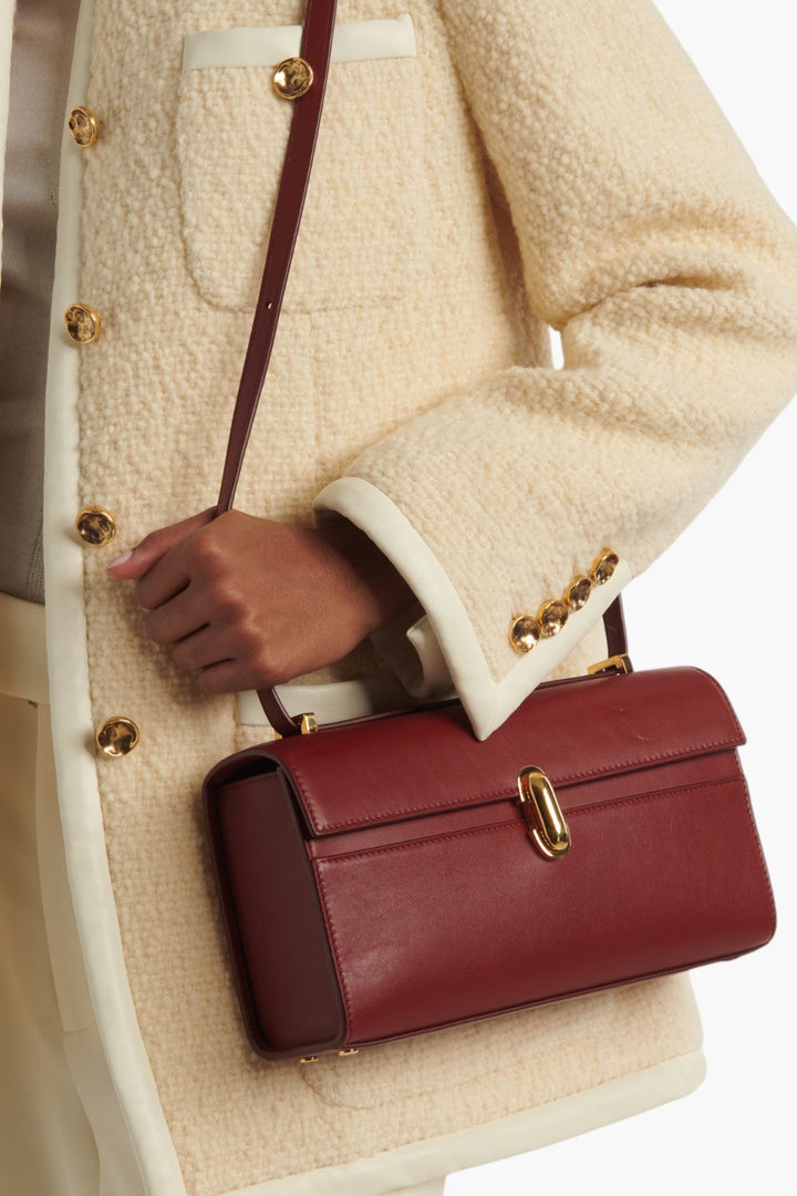 Savette Symmetry 26 leather crossbody bag - GLAM MODA