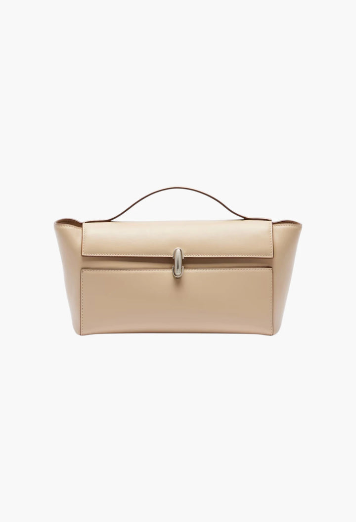 Symmetry Trapeze Small leather top-handle bag