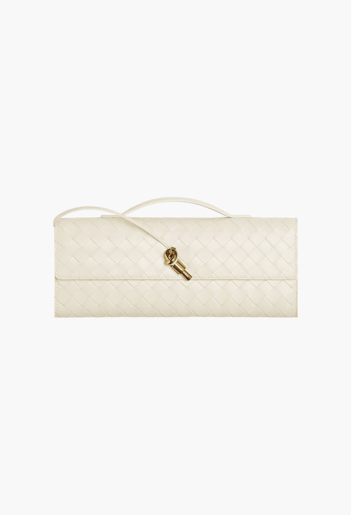 Sea salt - Andiamo Clutch - GLAM MODA