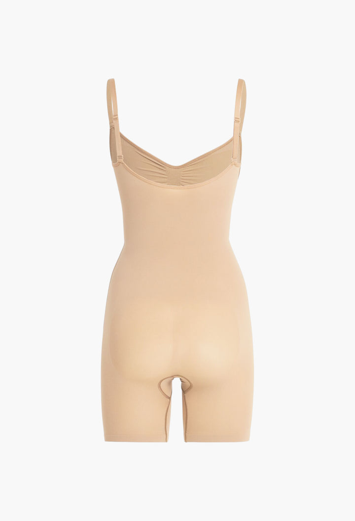 Seamless Sculpt Mid-Thigh Bodysuit - GLAM MODA