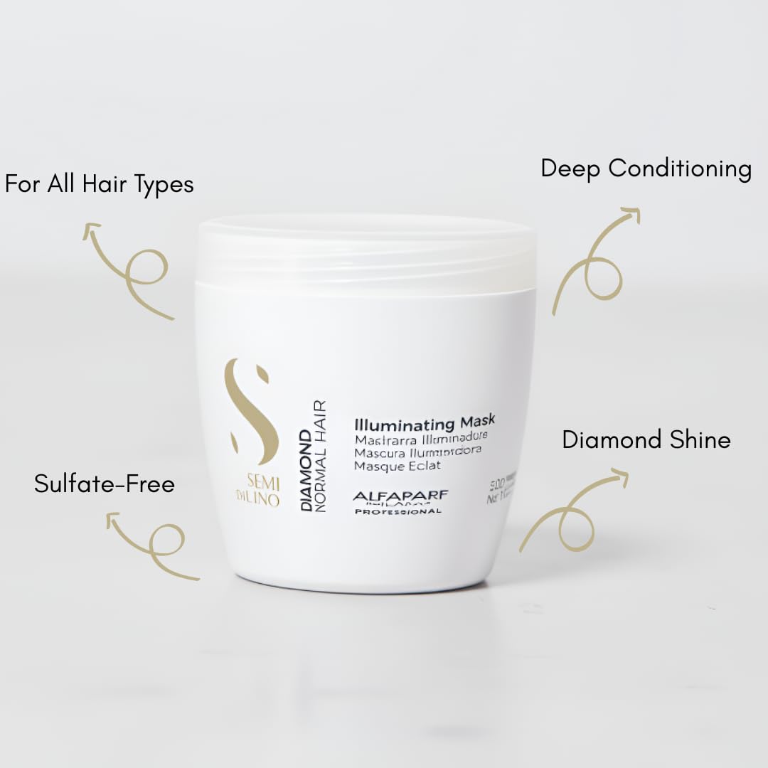 Semi Di Lino Diamond Illuminating Mask For Normal Hair - GLAM MODA