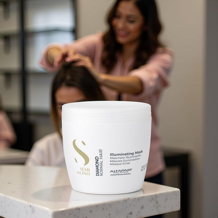 Semi Di Lino Diamond Illuminating Mask For Normal Hair - GLAM MODA