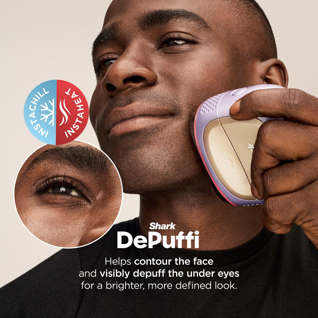 Shark Beauty FacialPro Glow + Depuffi at Home Facial - Spa Purple - GLAM MODA