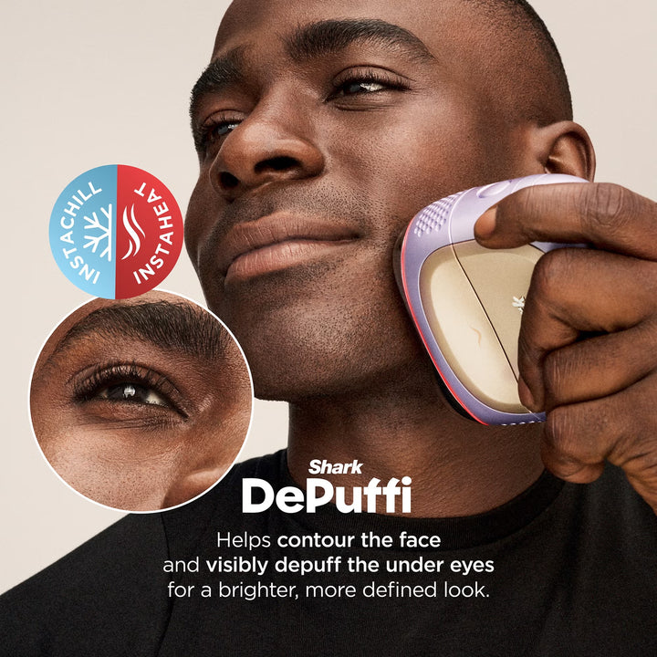 Shark Beauty FacialPro Glow + Depuffi at Home Facial - Spa Purple - GLAM MODA