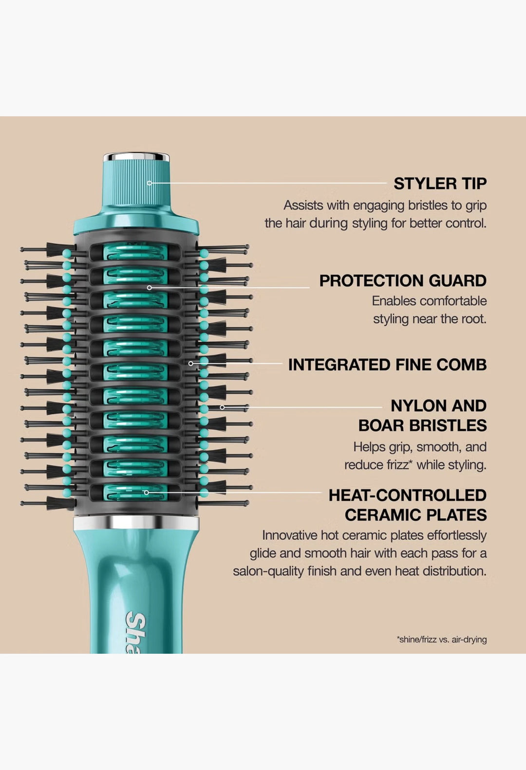 Shark Glossi™ Ceramic Hot Tool, Hair Dryer, & Air Glosser