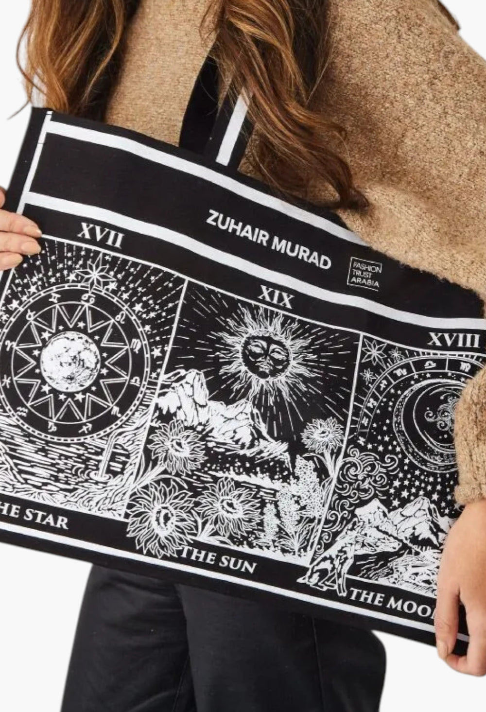 Shopping Bag in Black - GLAM MODA