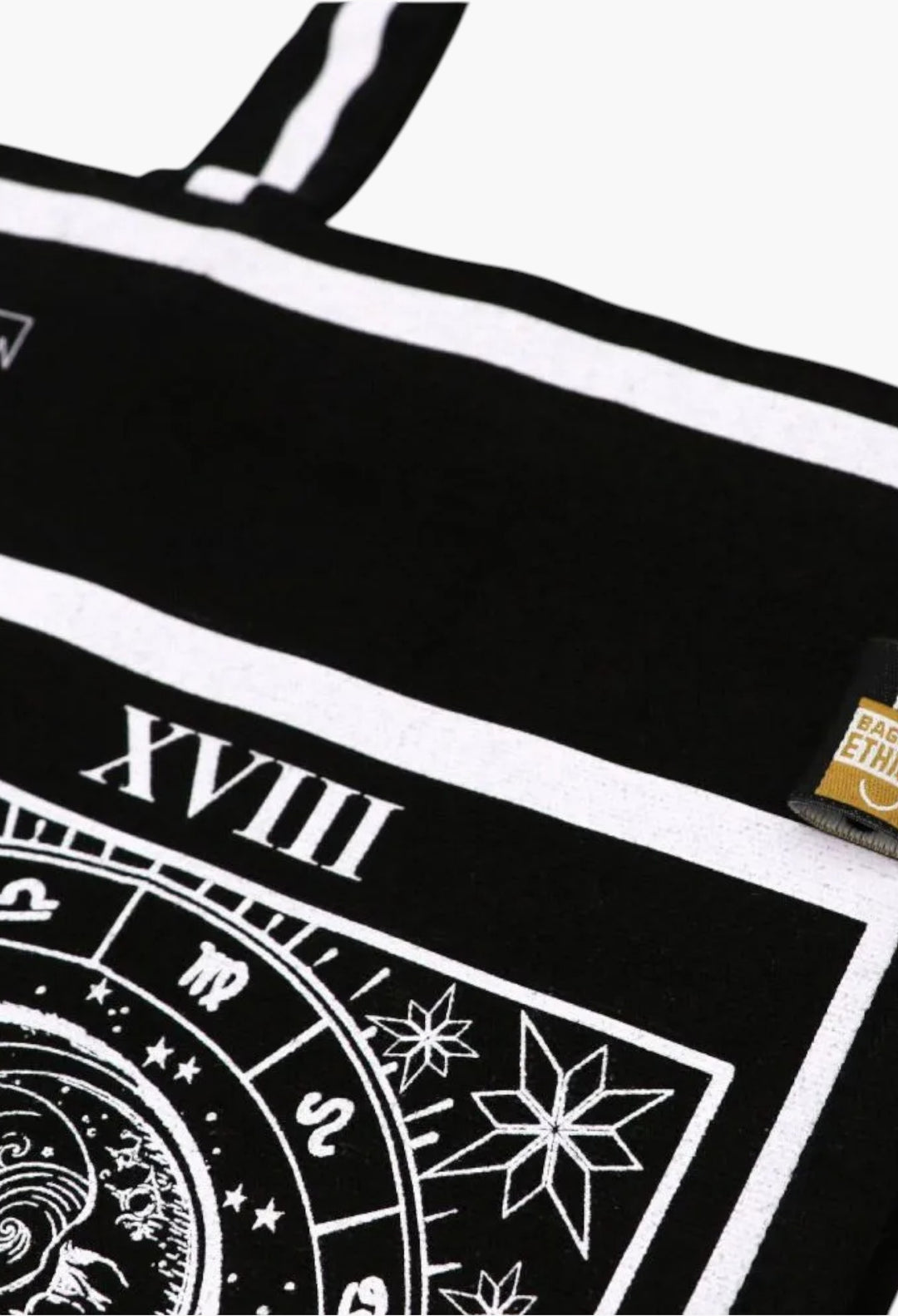 Shopping Bag in Black - GLAM MODA