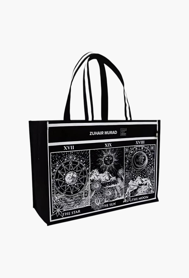 Shopping Bag in Black - GLAM MODA