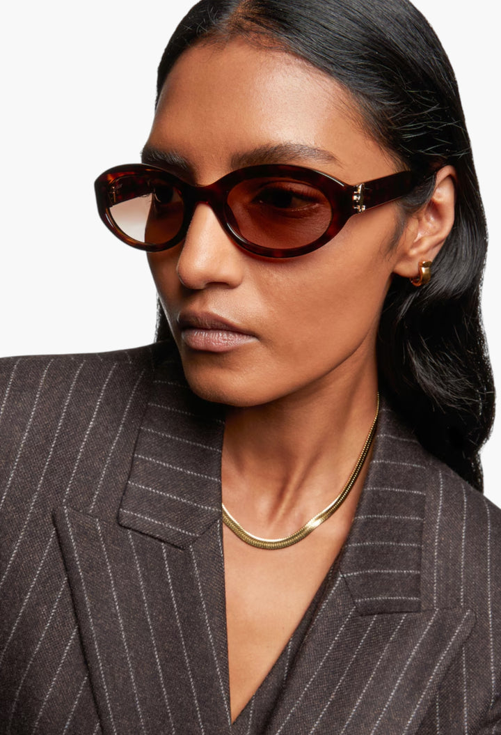 Signature C Oval Sunglasses - GLAM MODA
