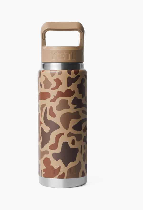 Wetlands Camo - Rambler® Water Bottle With Color-Matched Straw Cap