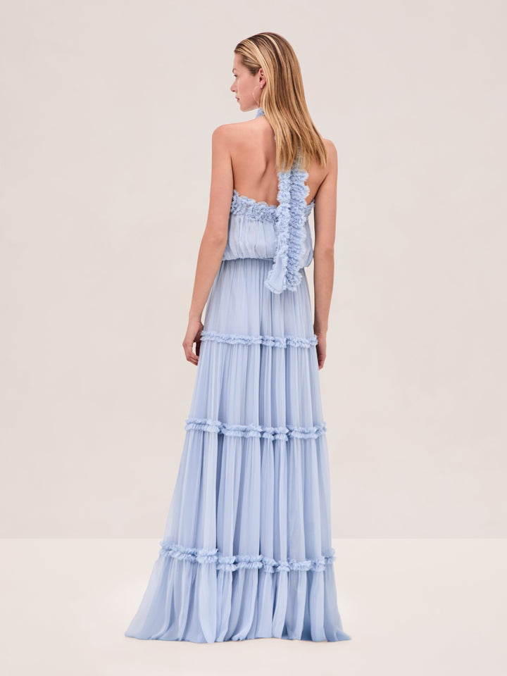 Sky Blue - Izbelle Dress - GLAM MODA