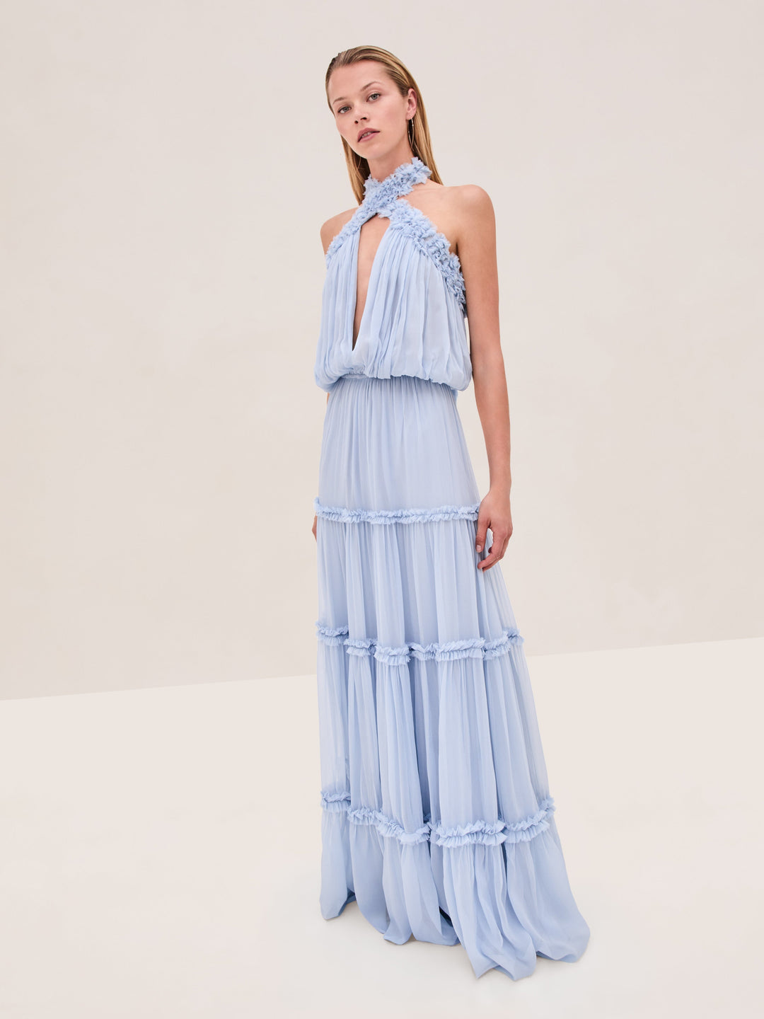 Sky Blue - Izbelle Dress - GLAM MODA