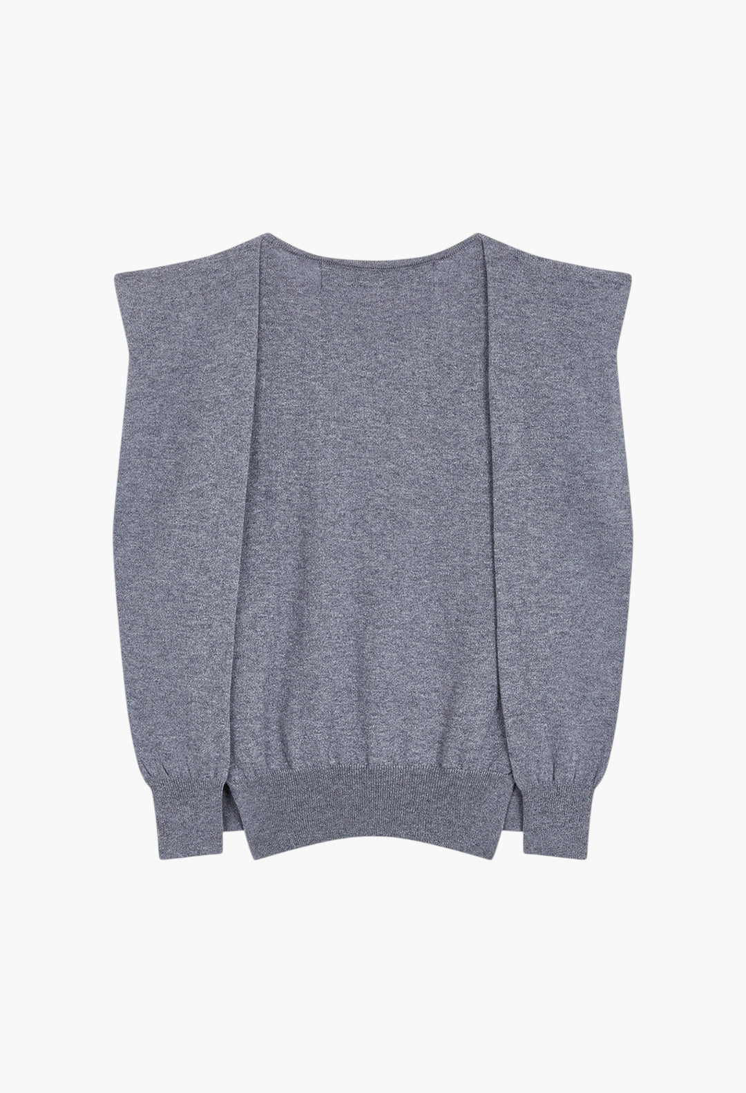 Sleeve Layered Cardigan, Gray - GLAM MODA