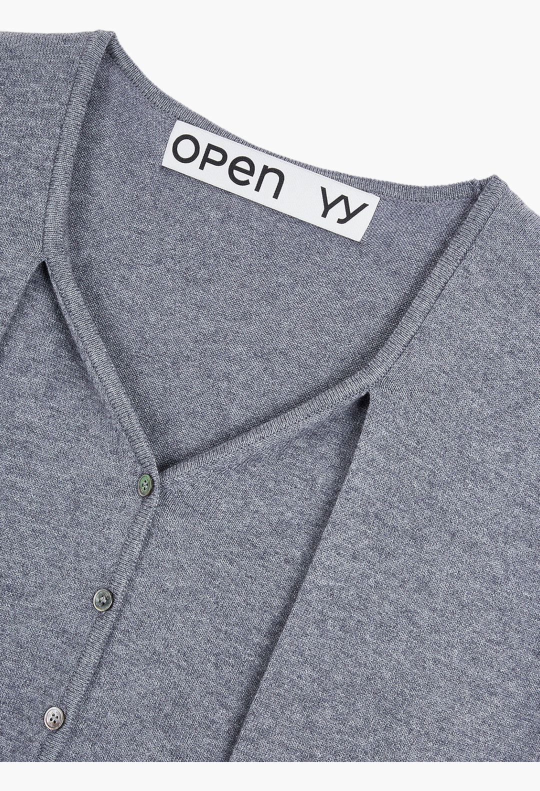 Sleeve Layered Cardigan, Gray - GLAM MODA