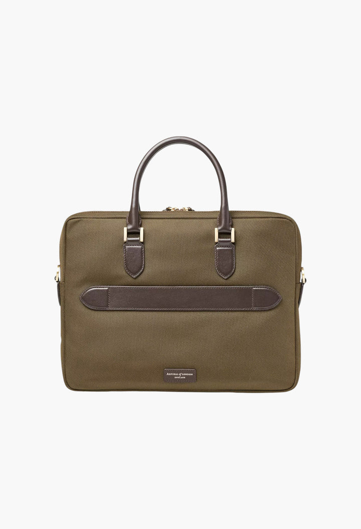 Slim Briefcase Woven Brief Case - GLAM MODA