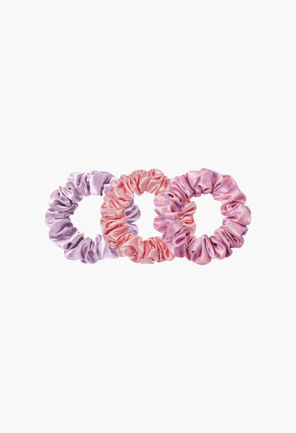 Pure Silk Large Scrunchies - Belleflower