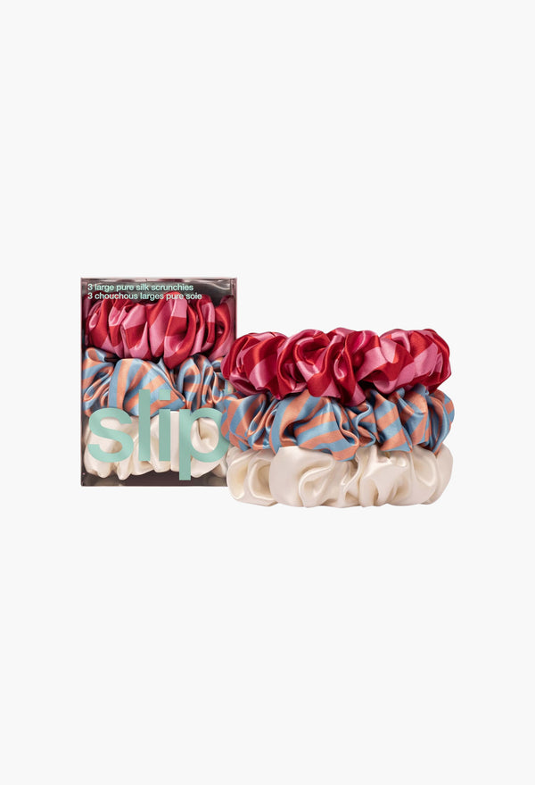 Pure Silk Large Scrunchies - Midsummer