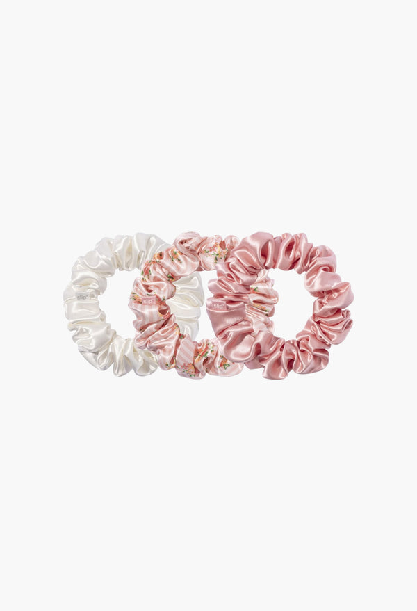 Pure Silk Large Scrunchies - Petal