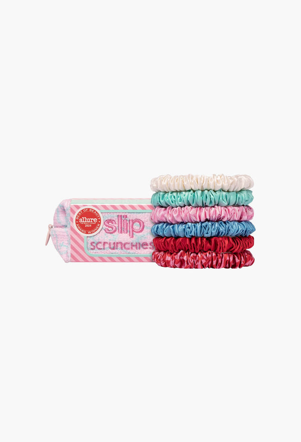Skinny Scrunchies and Complimentary Pouch - High Tide