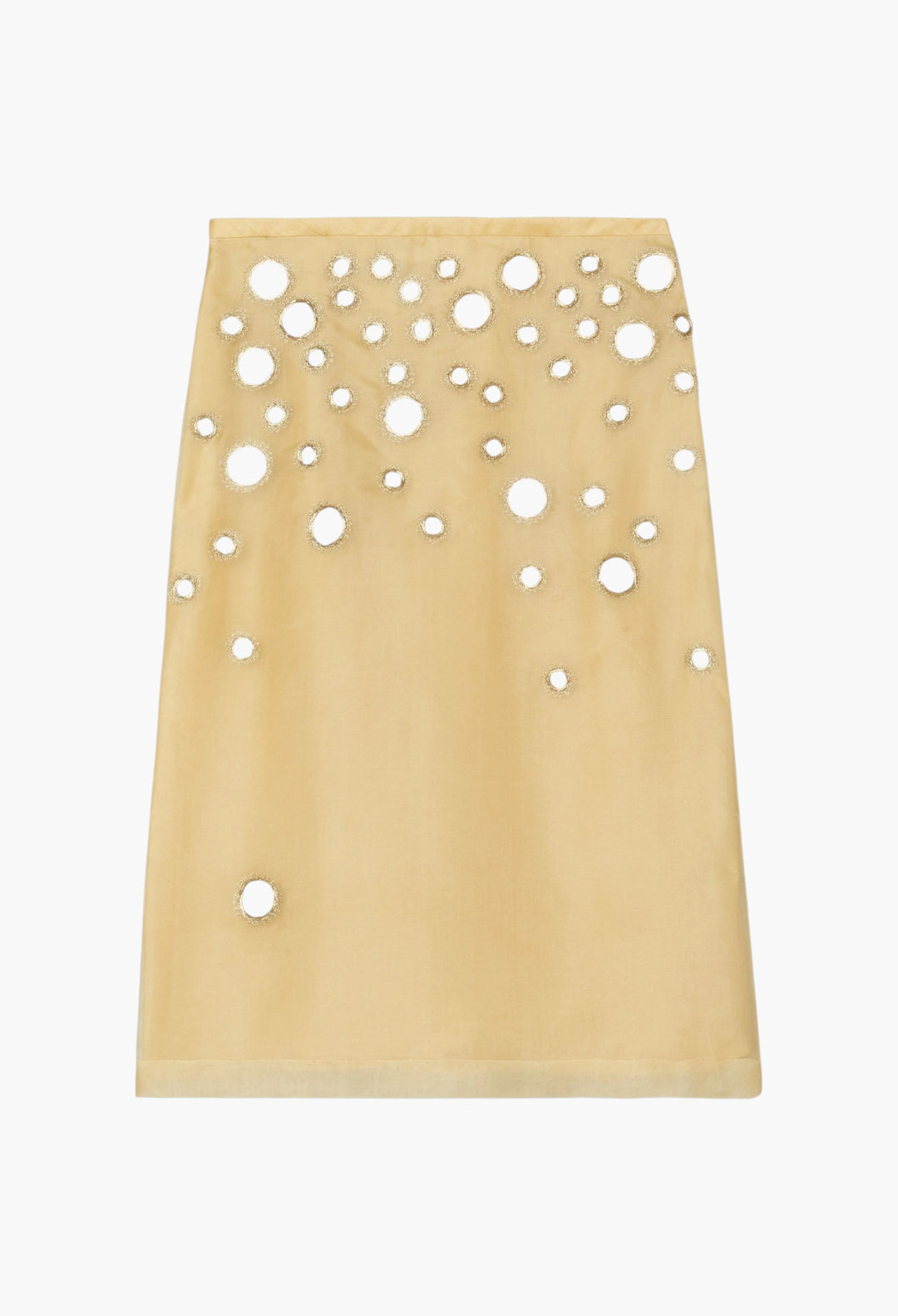Soft Wheat - Embellished Mirror Skirt - GLAM MODA