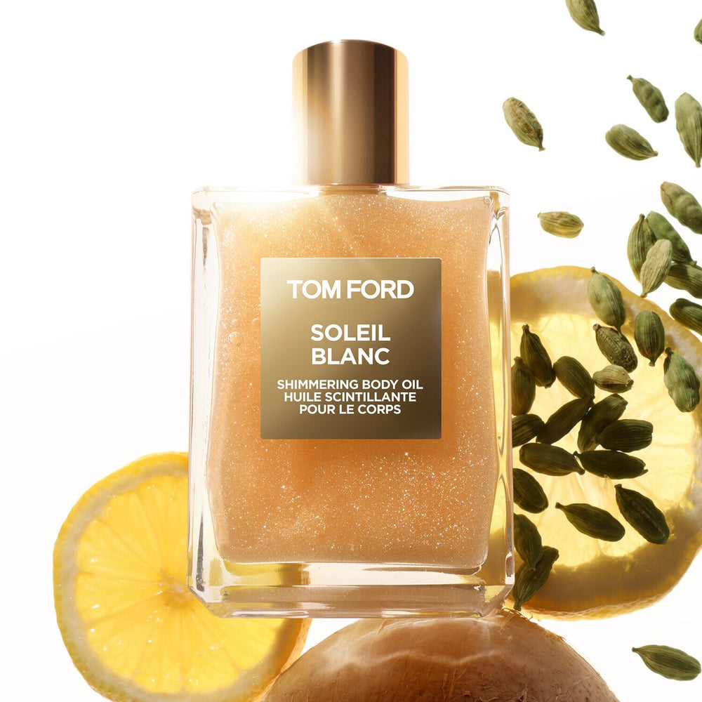 Soleil Blanc - Rose Gold Shimmering Body Oil - GLAM MODA