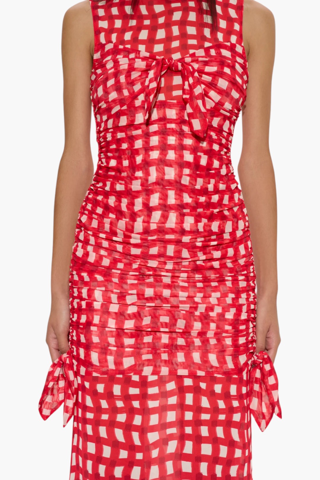 Sonora Mesh Midi Dress - GLAM MODA