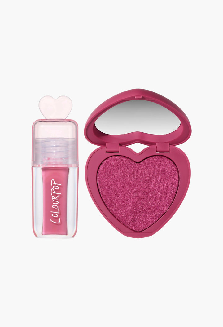 Blush + UGL Set - Super Shock Blush + Ultra Glossy Lip Set - GLAM MODA