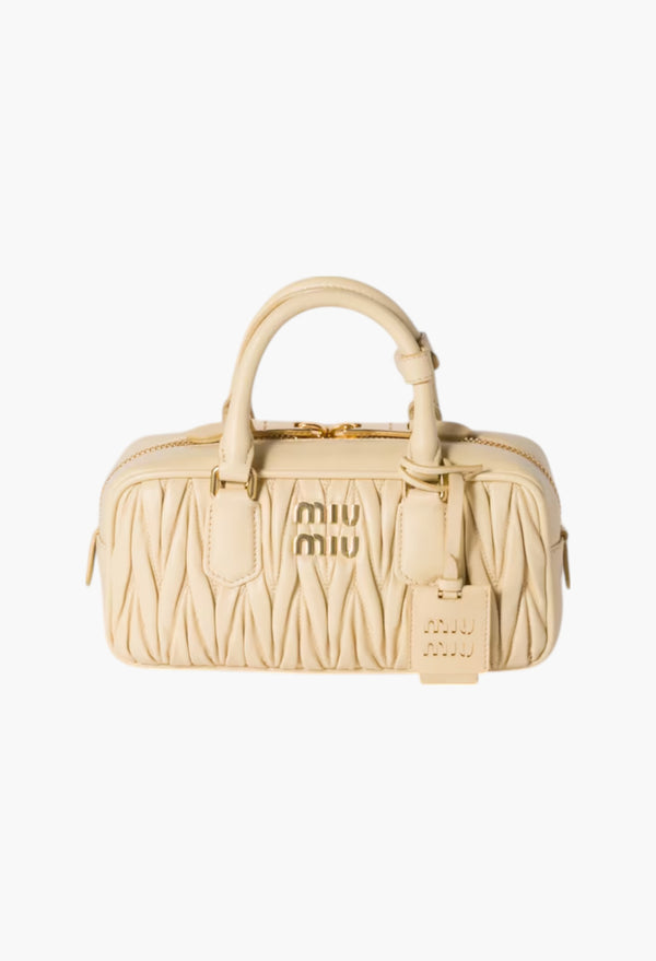 Soy Green - Arcadie Matelassé Nappa Leather Bag