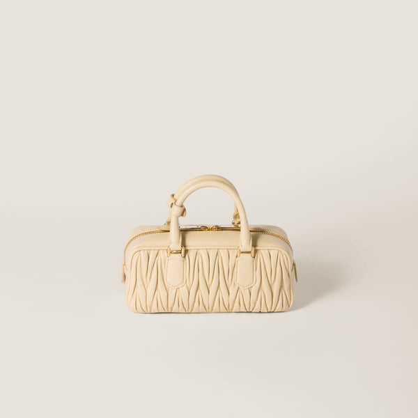 Soy Green - Arcadie Matelassé Nappa Leather Bag