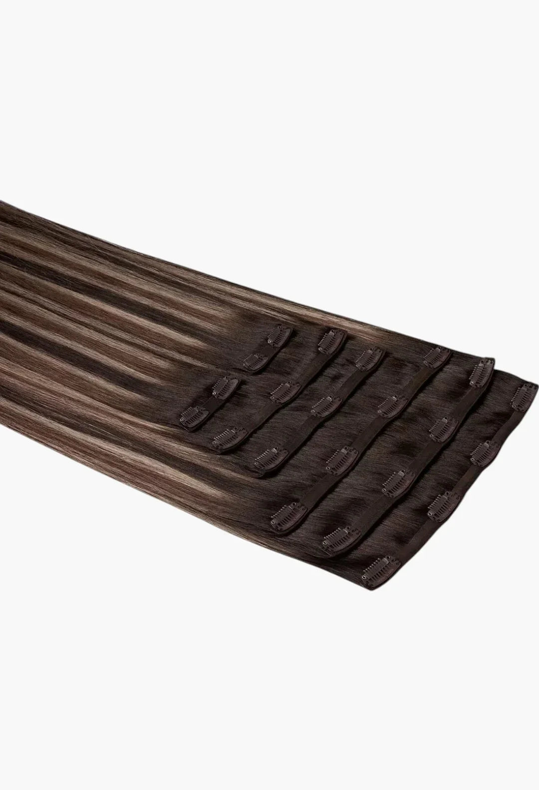 Beauty Works x Huda BARELY THERE Clip-In Extensions 20" in Spiced Oud shade