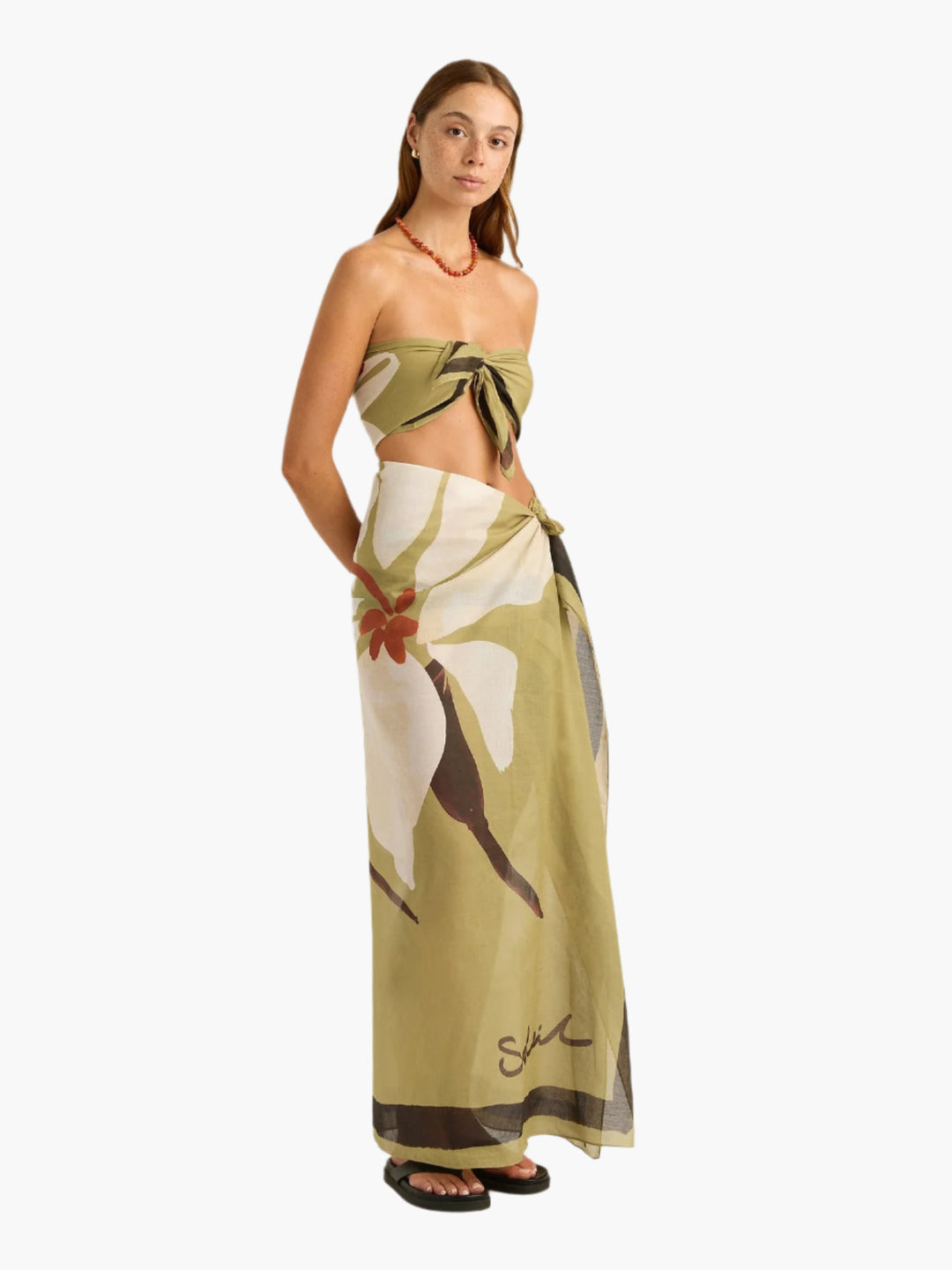 Square Pareo | Hibiscus - GLAM MODA