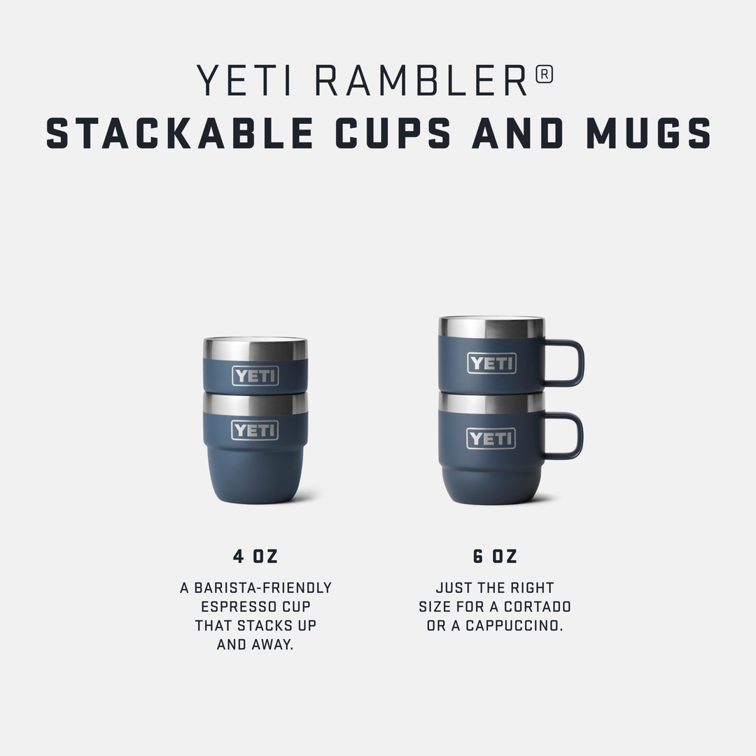 Stackable Mugs With Durasip™ Ceramic Lining - 4 oz - GLAM MODA