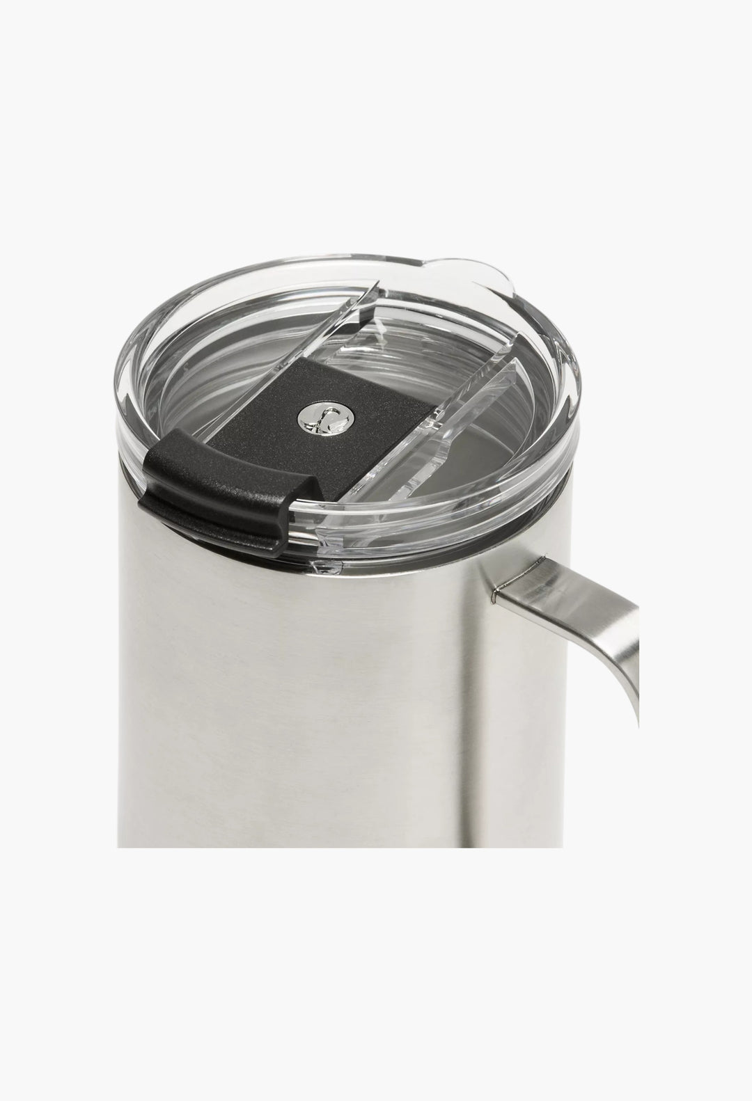 Stainless Steel/Black - Insulated Mug 12oz - GLAM MODA