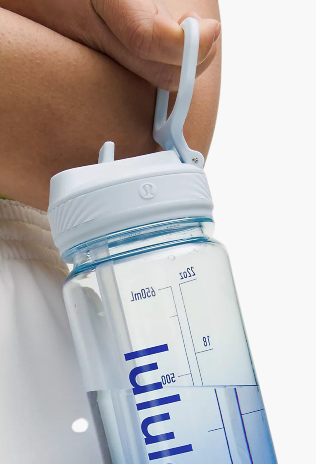 Starch Blue/Galactic Cobalt - Back to Life Clear Bottle 24oz Straw Lid - GLAM MODA