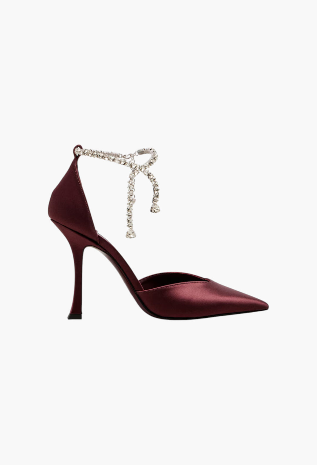 Stevie 100 embellished satin pumps - GLAM MODA